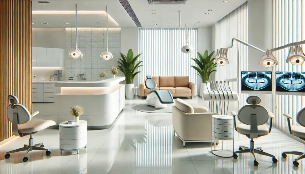 Alanya’da diş beyazlatma, implant ve ortodonti çözümleri sunan modern klinik.