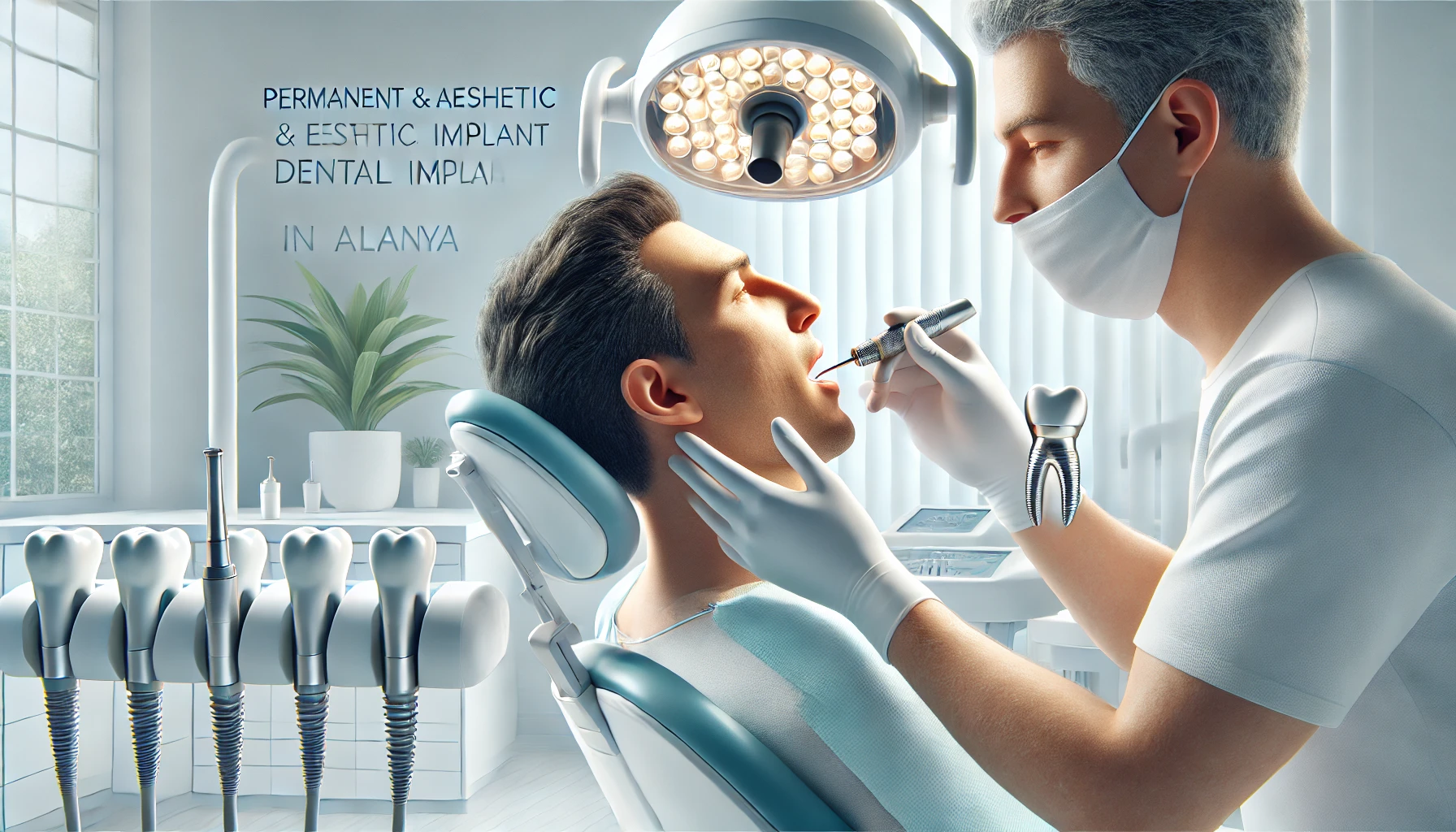 Alanya’da estetik ve kalıcı implant tedavisi ile uzun ömürlü ve doğal diş çözümleri.
