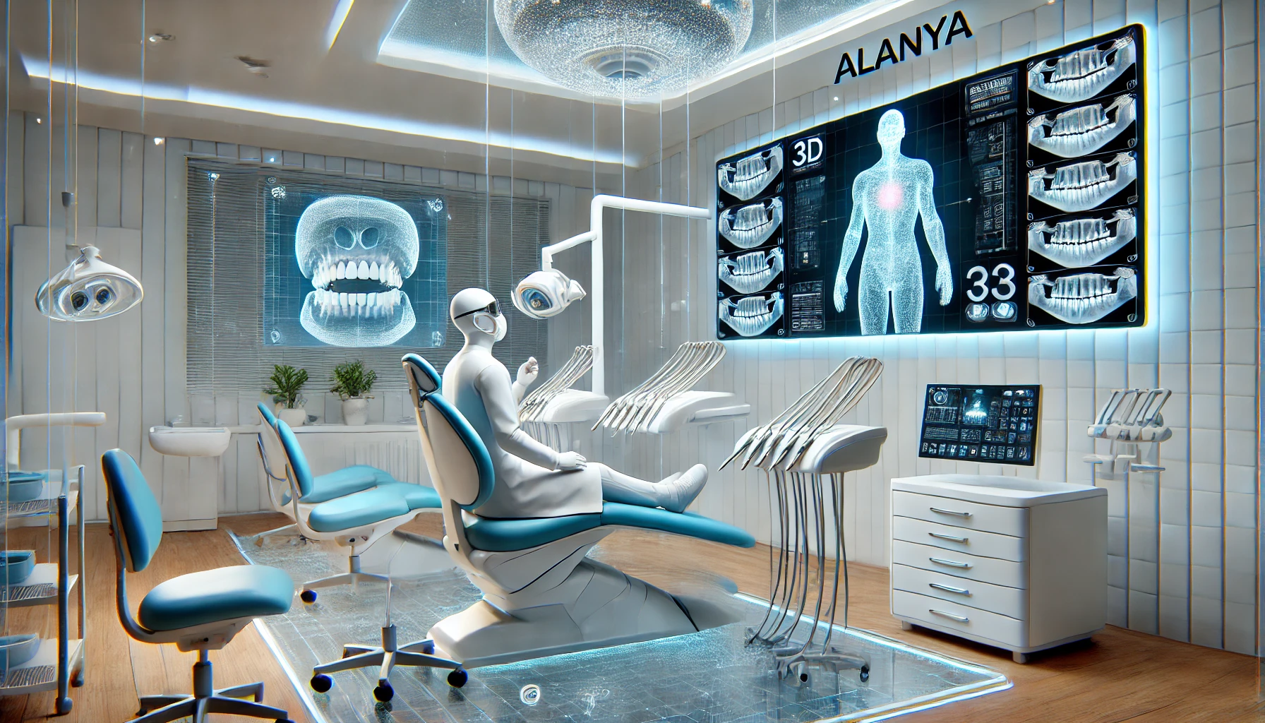 Alanya’da diş tedavilerinde kullanılan ileri teknoloji cihazlar ve yöntemler.