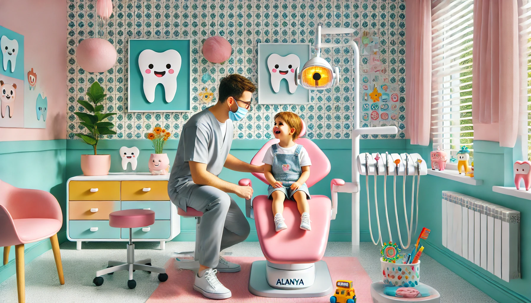 Alanya’da çocuklara özel diş tedavisi hizmetleri ve pedodontist önerileri.