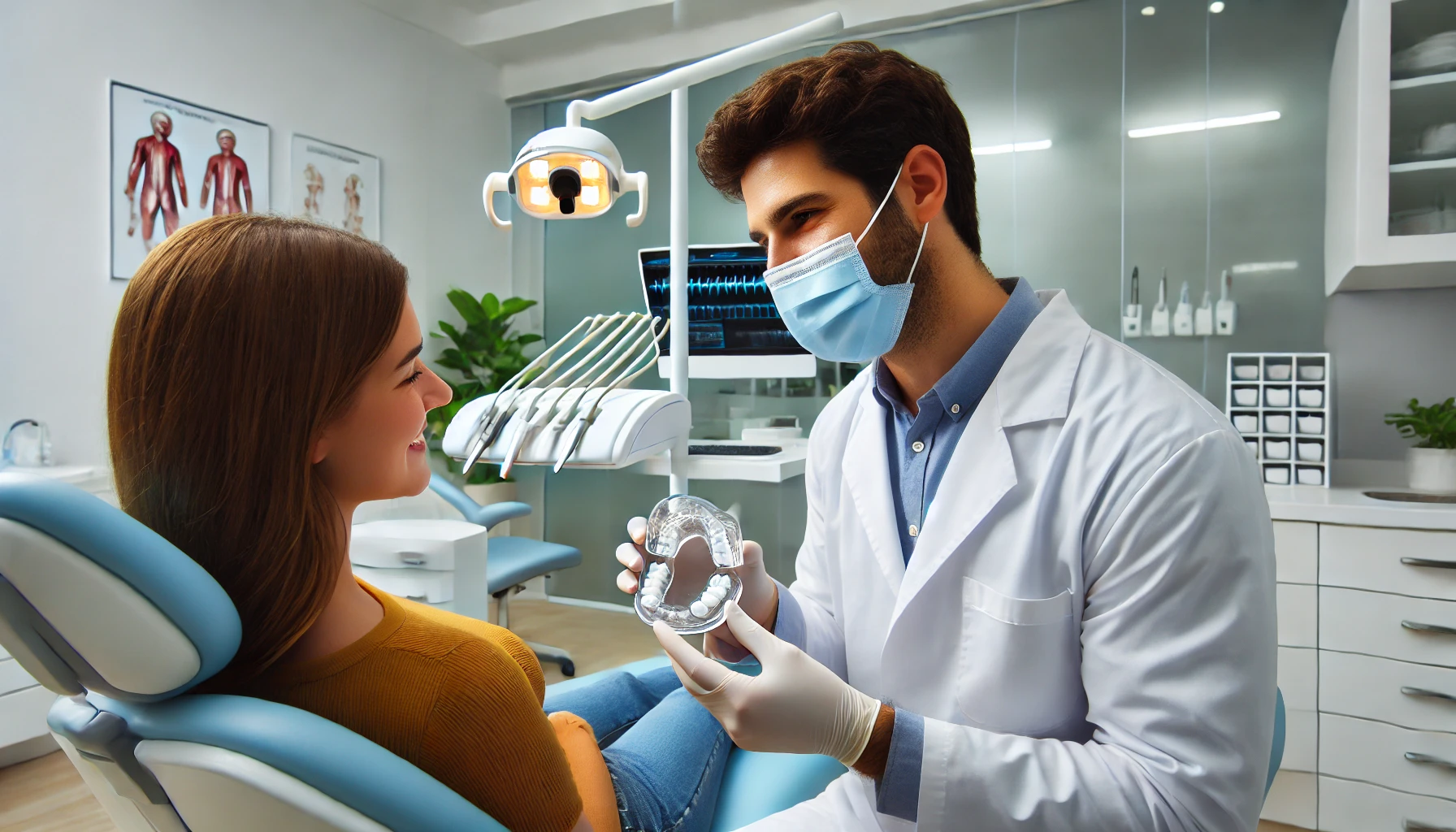 Alanya diş kliniği uzman diş hekimleriyle diş sıkma ve gıcırdatma (bruksizm) tedavisi ile çene sağlığınızı koruyun.