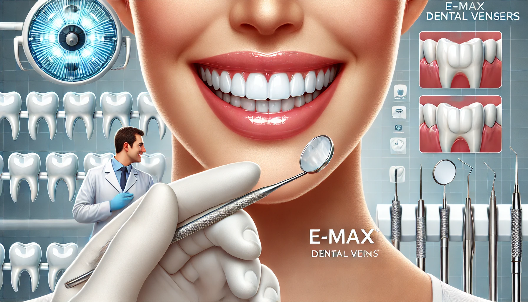 Diş estetiğinde mükemmel uyum ve dayanıklılık sunan E-Max diş kaplama için Alanya Diş Doktoru’na başvurun! 