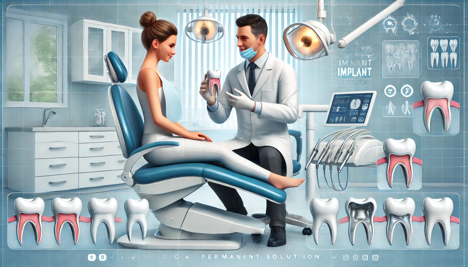 Alanya Diş Kliniği’nde implant tedavisi ile eksik dişlerinizi tamamlayın ve kalıcı bir çözüm elde edin!